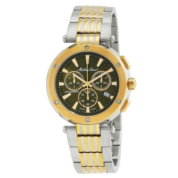 NWT Mathey-Tissot Fashion Men's Quartz Steel Authentic Watch - Picture 1 of 3